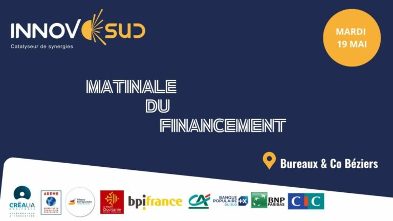 Matinale du Financement : les entreprises invitées par Innovosud