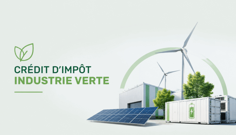 Industrie verte : le crédit d’impôt prolongé jusqu’en 2030
