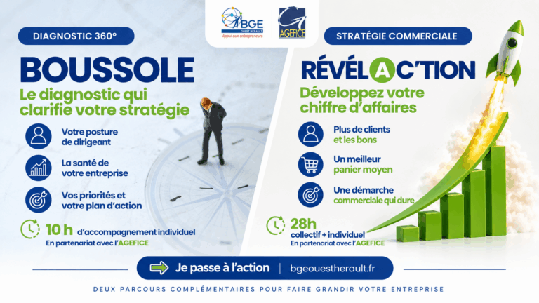 BGE : un parcours 100 % financé pour développer son entreprise